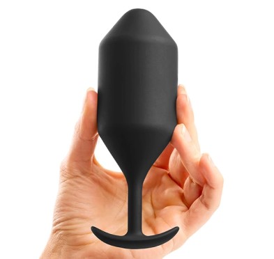 Plug analny - B-Vibe Snug Plug 5 Black